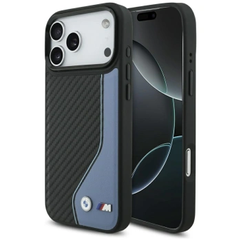 BMW ETUI M CARBON LOGO DO MAGSAFE IPHONE 17 PRO MAX OCHRONA Z CARBONOWĄ