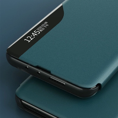 HURTEL ECO LEATHER VIEW CASE ETUI Z KLAPKĄ DO SAMSUNG GALAXY A02S Z FUNKCJĄ