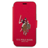 US Polo USFLBKP12SPUGFLRE iPhone 12 mini 5,4" czerwony/red book Polo Embroidery Collection