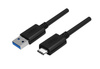 Kabel USB Unitek Y-C474BK USB 3.1 Typ-C - USB 3.1 Typ A, ład.-synch. telefony z USB Typ-C