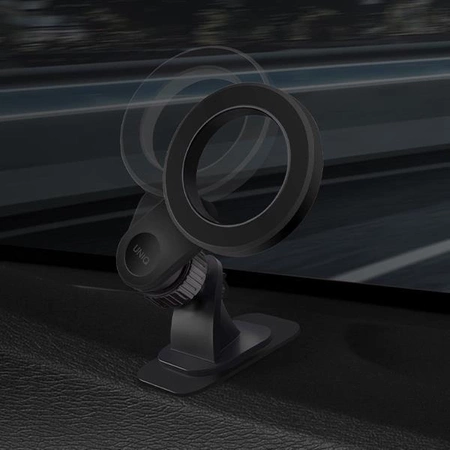 Uchwyt samochodowy UNIQ Trelix Car magnetyczny na deskę rozdzielczą - czarny