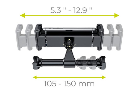 Mobile Origin Tablet Headrest Car Holder CA5