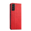 Magnet Fancy Case etui do Samsung Galaxy S22+ (S22 Plus) pokrowiec portfel na karty kartę podstawka czerwony