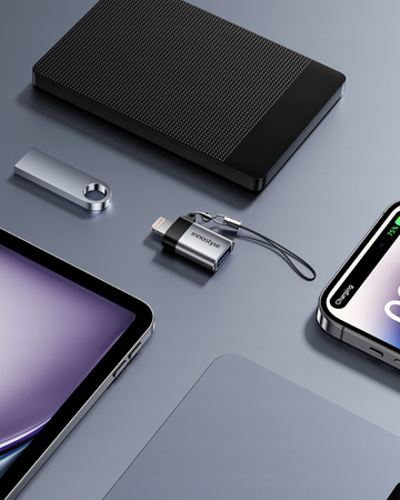 INNOSTYLE ADAPTER PRZEJŚCIÓWKA USB-A 3.0 DO LIGHTNING IPHONE IPAD 3A OTG