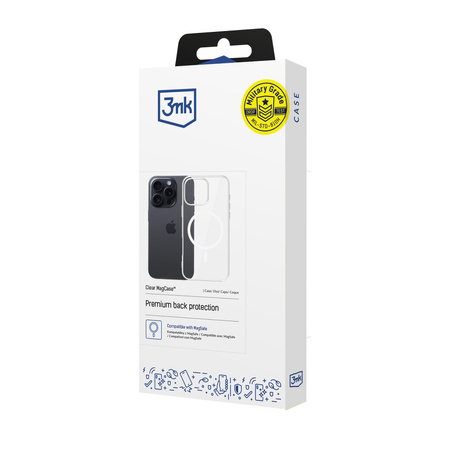3MK ETUI CLEAR MAGCASE DO IPHONE 16 PRO DO MAGSAFE PRZEZROCZYSTE OCHRONNE