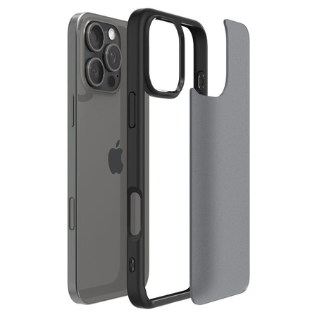 SPIGEN ULTRA HYBRID DO IPHONE 16 PRO MAX CASE Z PRZEJŻYSTYM TYŁEM I OCHRONĄ
