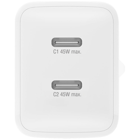 4SMARTS ŁADOWARKA 45W PDPLUG DUAL Z 2X USB-C DO TELEFONÓW SZYBKIE