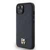 DKNY ETUI HARDCASE DO IPHONE 14 15 13 LEATHER MONOGRAM METAL LOGO