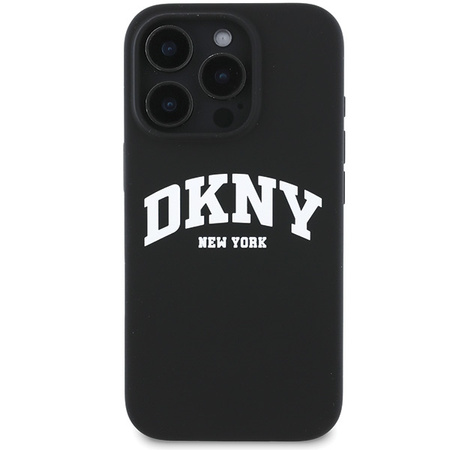 DKNY POKROWIEC HARDCASE DO IPHONE 16 PRO MAX DO MAGSAFE Z SILIKONOWYM LOGO