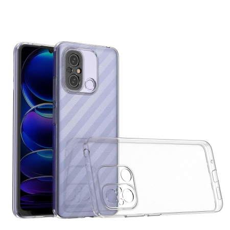 HURTEL POKROWIEC DO XIAOMI REDMI 11A 12C POCO C55 ETUI CIEŃKI PRZEZROCZYSTY