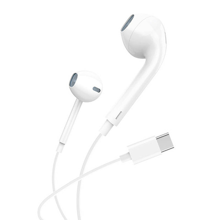 FONENG SŁUCHAWKI DOUSZNE 1.2M USB-C DO SMARTFONÓW I TABLETÓW WYSOKA JAKOŚĆ