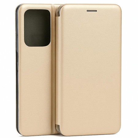 Etui Beline Book Magnetic do Samsung     Galaxy A17 5G złoty