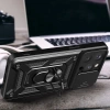 HURTEL ETUI HYBRID ARMOR DO IPHONE 15 PRO MAX Z PODSTAWKĄ I OSŁONĄ APARATU