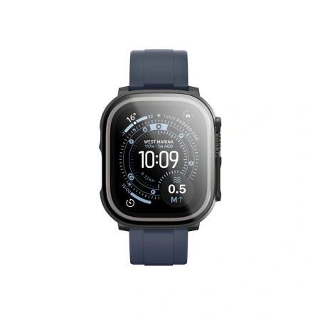 Szkło ochronne AMAZINGTHING Radix z etui na Apple Watch UItra 3 49 mm - czarne