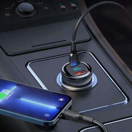 Mcdodo car charger, USB/ USB-C, PD 95W LCD CC-5670