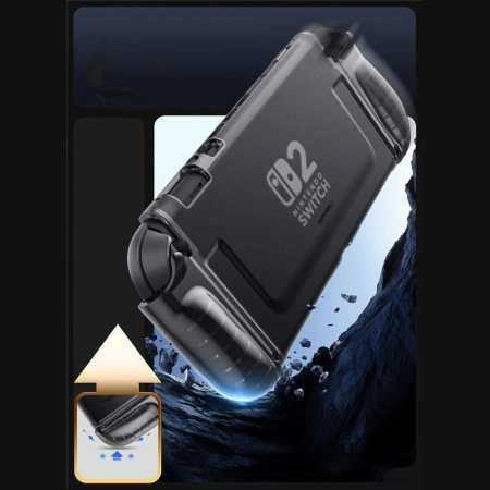 SUPCASE ETUI CRYSTAL DO NINTENDO SWITCH 2 OCHRONA PRZED ZDERZENIAMI