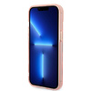 Guess GUHMP14SHTCMP iPhone 14 6,1" różowy/pink hard case Gold Outline Translucent MagSafe