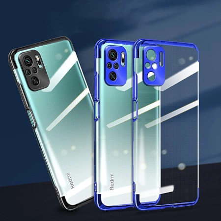 HURTEL POKROWIEC Z RAMKĄ DO XIAOMI REDMI NOTE 10 5G POCO M3 PRO CLEAR COLOR