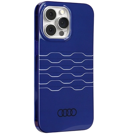 Etui Audi IML MagSafe na iPhone 13 Pro Max - niebieskie