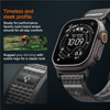 Spigen Athlex Air 2 Active Band, black gray - Apple Watch 49mm/46mm/45mm/44mm