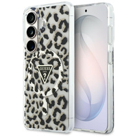 Etui Guess IML Leopard Print Triangle    MagSafe do Samsung Galaxy S26 czarny