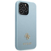 Guess GUHCP13LPS4MB iPhone 13 Pro / 13 6,1" niebieski/blue hardcase Saffiano 4G Small Metal Logo