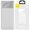 Baseus Bipow powerbank z szybkim ładowaniem 20000mAh 15W biały (Overseas Edition) + kabel USB-A - Micro USB 0.25m biały (PPBD050102)