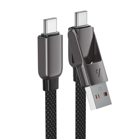 ACEFAST KABEL USB-C 1.2M 3A DO SZYBKIEGO ŁADOWANIA TELEFONÓW XIAOMI SAMSUNG