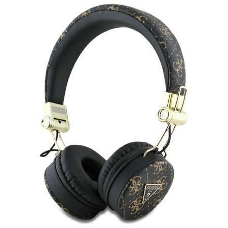 Guess słuchawki nauszne Bluetooth ENC    GUBH70E4PTMK czarny/black 4G Triangle Round Shape