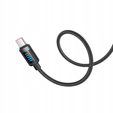 MCDODO KABEL USB-A USB-C SZYBKIE ŁADOWANIE USB TYP C PD 100W 6A 1,2M LED