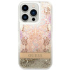 Guess GUHCP14XLFLSD iPhone 14 Pro Max 6,7" złoty/gold hardcase Paisley Liquid Glitter