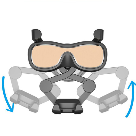 Grawitacyjny uchwyt samochodowy do smartfona na kratkę nawiewu z odświeżaczem czarny (YC06)