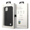 Etui BMW BMHMP14MSLBLBK iPhone 14 Plus 6,7" czarny/black hardcase Silicone Signature Logo Magsafe