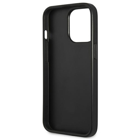 GUESS ETUI DO IPHONE 13 PRO 13 6,1 HARDCASE SAFFIANO Z MAŁYM LOGO METALOWYM