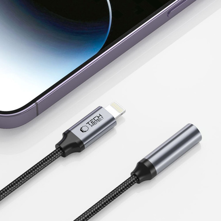 TECH-PROTECT ULTRABOOST ADAPTER DO LIGHTNING DO MINI JACK 3.5MM DO APPLE