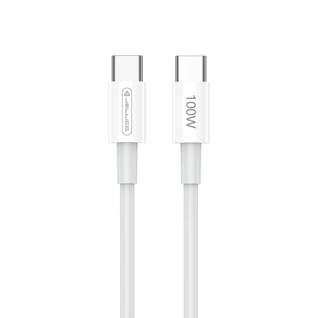 JELLICO kabel B22 USB-C - USB-C PD 100W 1M Biały