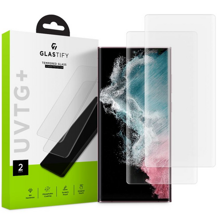 GLASTIFY SZKŁO HARTOWANE UVTG+ DO SAMSUNG GALAXY S22 ULTRA OCHRONA 2