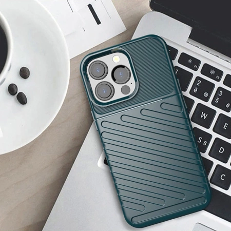 THUNDER CASE ELASTYCZNE PANCERNE ETUI DO IPHONE 13 PRO ODPOWIEDNIA OCHRONA