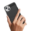 HURTEL ELASTYCZNE ETUI DO IPHONE 15 PLUS KARBON OCHRONNE ZWIĘKSZONA