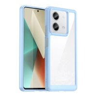 Etui Outer Space Case z żelową ramką do Xiaomi Redmi Note 13 5G - niebieskie