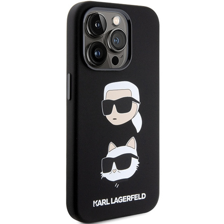 KARL LAGERFELD ETUI SILIKONOWE DO IPHONE 15 PRO 6.1 KARL&CHOUPETTE Z LOGO