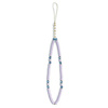 Guess zawieszka GUSTPEARU Phone Strap lilak/lilac Heishi Beads