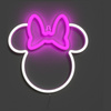 YELLOWPOP NEON LAMPKA MINI MINNIE USZY DO DEKORACJI POKOJU