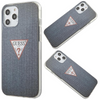 Etui Guess Jeans Collection na iPhone 12 Pro Max - granatowe
