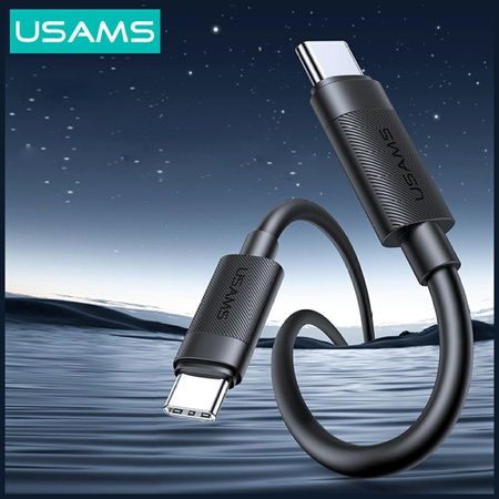 Kabel USAMS U94 60W USB-C do USB-C 1m czarny