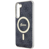 Etui Guess GUHMS23MH4STK S23+ S916 - czarne 4G MagSafe