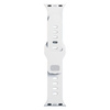 42/44/45/46/49 mm White (big) - 3mk Silicone Watch Strap for Apple