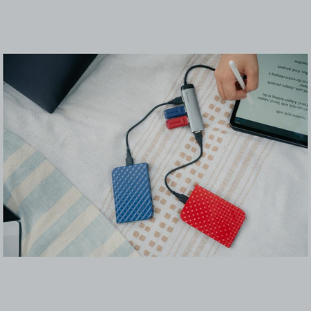 Pendrive Verbatim Slider 32GB 2szt       czerwony/granatowy 49327
