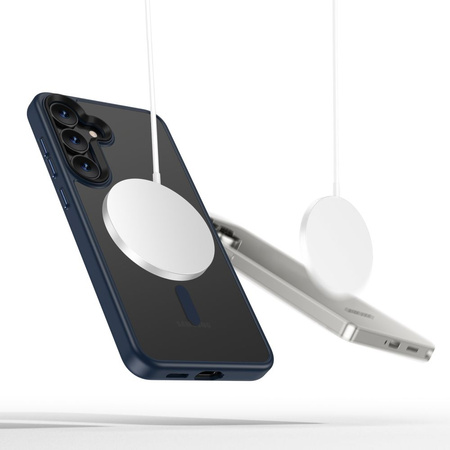 TECH-PROTECT ETUI MAGNETYCZNE DO SAMSUNG GALAXY S25 DO MAGSAFE MATTE NAVY