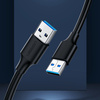 Ugreen kabel przewód USB 2.0 (męski) - USB 2.0 (męski) 1 m czarny (US128 10309)